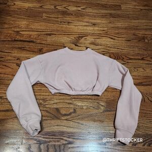 BuffBunny cloud long sleeve crop sweater size XXS
